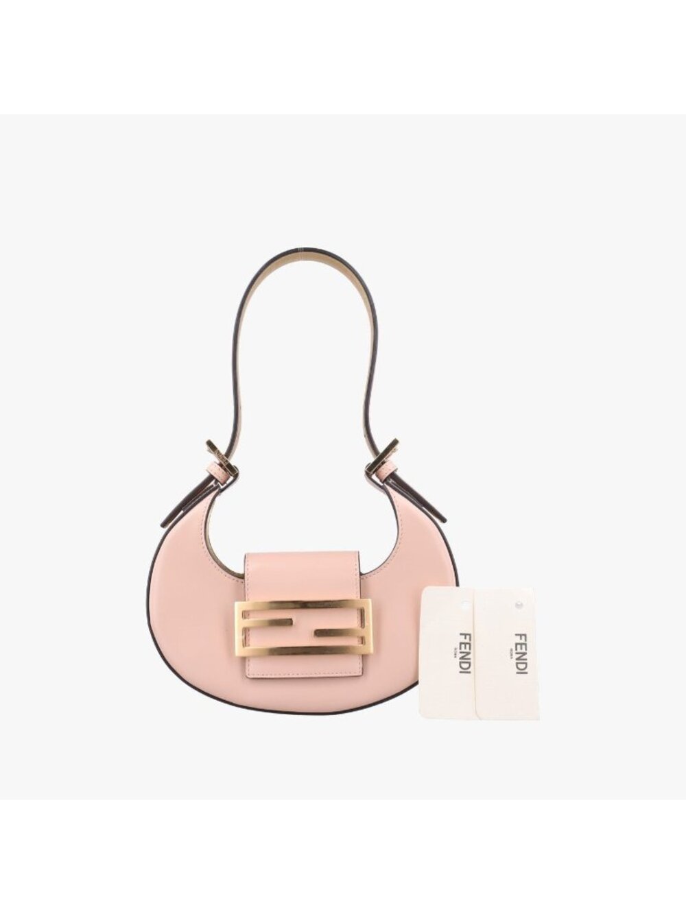 Fendi Cookie Mini Pink Leather Handbag